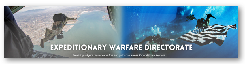 Expeditionary Warfare Directorate web banner